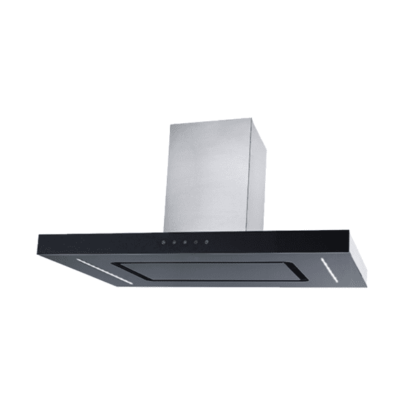 Robinhood Island Rangehood 90cm Black Glass Model RIJ3CL9BK (NEW) Cooktops & Rangehoods in
