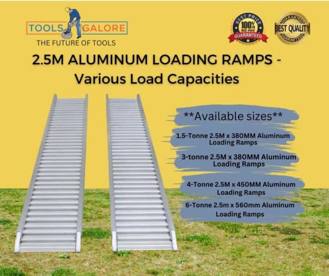 2.5M Aluminum Loading Ramps 1.5Tonne, 3Tonne, 4Tonne,6Tonne Other