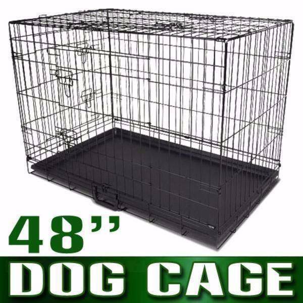 Large 48 inch Collapsible Metal Pet Dog Puppy Cage Fence Pen Pet Products Gumtree Australia