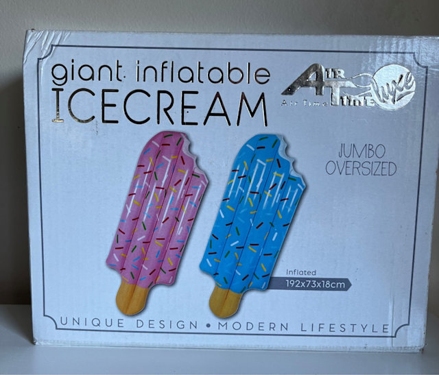 Airtime giant inflatable Icecream Swimming Pool Float, Pool Gumtree
