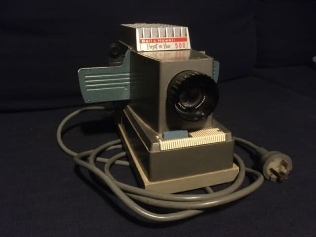 1960s Bell & Howell Project-or-view 500 Slide Projector - Collectables 