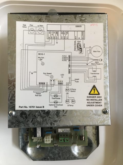 BRIVIS DUCTED GAS HEATER CONTROL MODULE-PARTN0-16701 ISSUE B- - Air ...