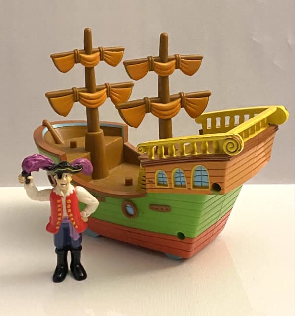 Vintage Wiggles Captain Feathersword & his Pirate Ship | Other Antiques ...