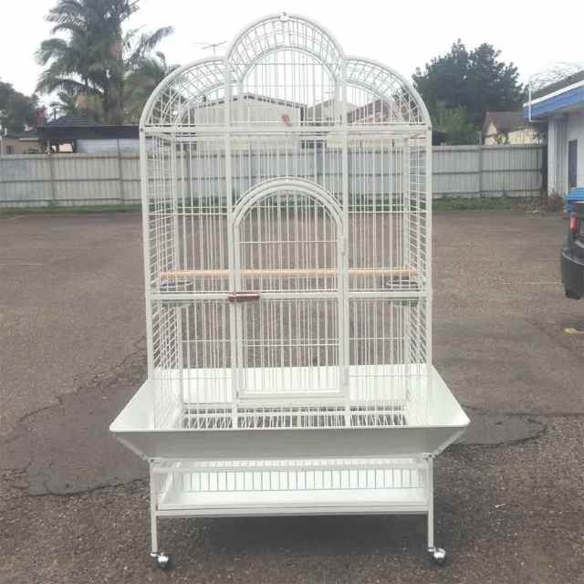 bird aviary 90x60cm XL bird cage cockatoo parrot cage with open roof