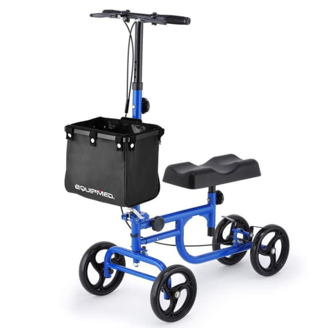 EQUIPMED Knee Walker Scooter Folding Mobility Alternative to Crut ...