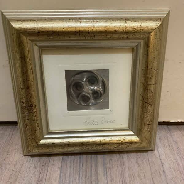 FRAMED CELTIC OCEAN CHOKIN ETCH ART WALL DECOR Art Gumtree