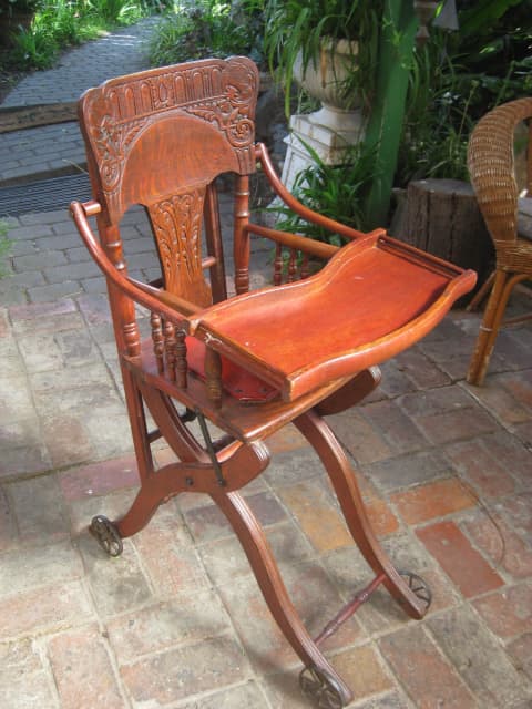 victorian high chair stroller