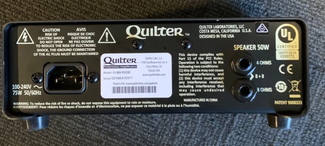 quilter 101 reverb 50w