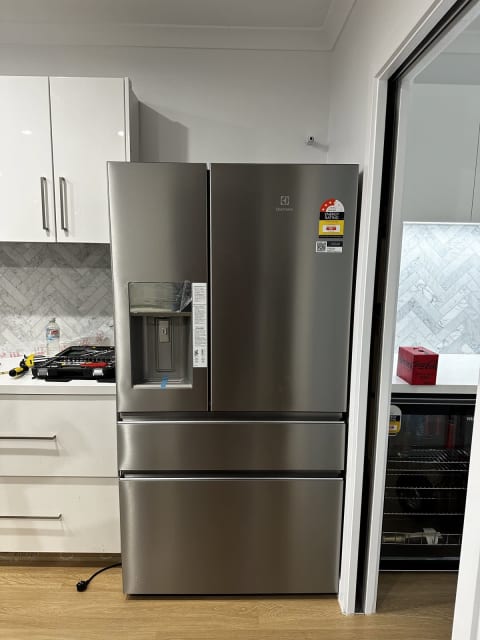 electrolux 609l stainless steel french door fridge