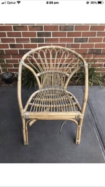 retro rattan garden chairs