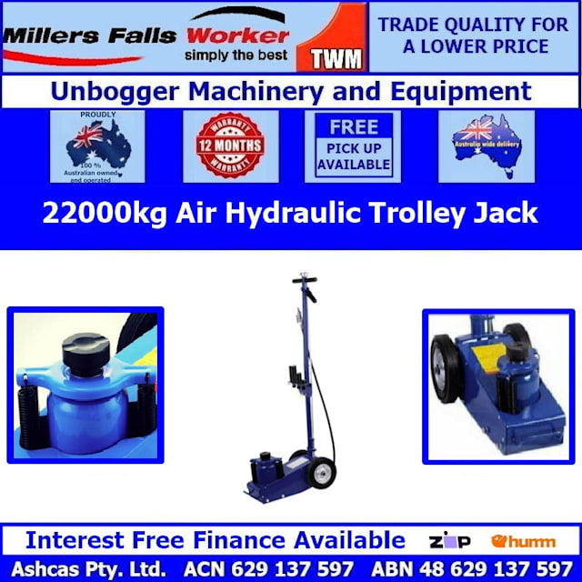 Millers Falls TWM 22 Ton Air Hydraulic Truck Floor Trolley Jack Other Tools & DIY Gumtree
