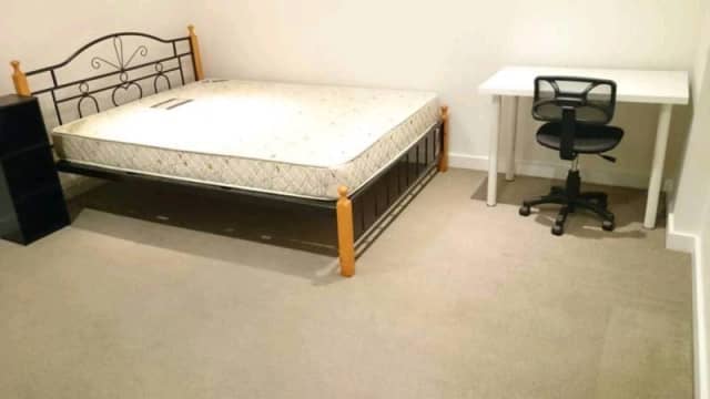 Large furnished room, own bath, built-in wardrobe, inc bills & carpark ...