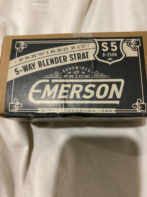 Emerson Custom Blender 250K 5-Way Strat Prewired Kit