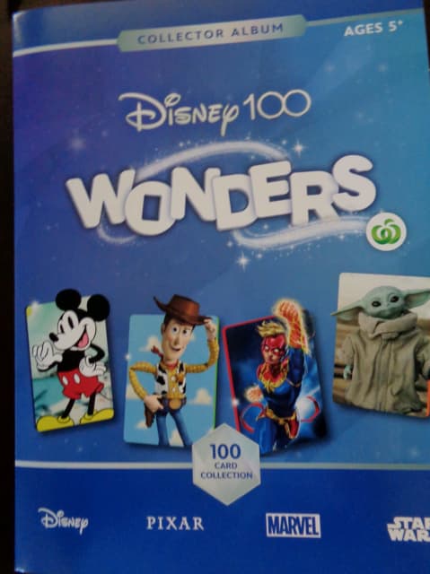 woolworths-disney-100-wonders-collectable-cards-new-collectables