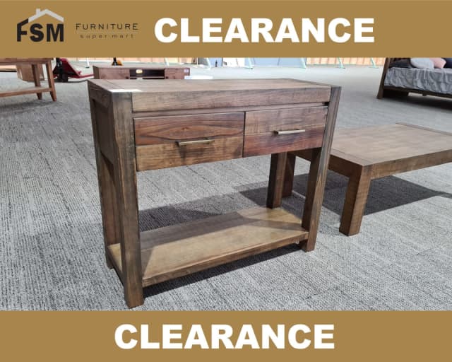 RRP438 Midnight Oak Small Hall Table/ Console Buffets & Side Tables