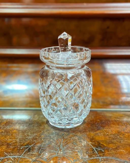 Small Genuine Crystal Cut Ginger Jar Collectables in Coburg