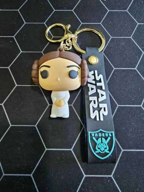 Princess Leia Star Wars Series Keychain Keyring 