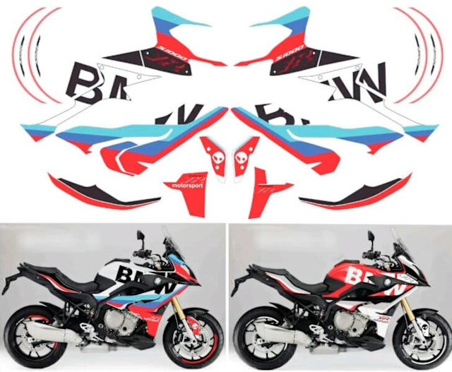 BMW MOTORRAD S1000XR M SPORT FAIRING GRAPHICS KIT Motorcycle