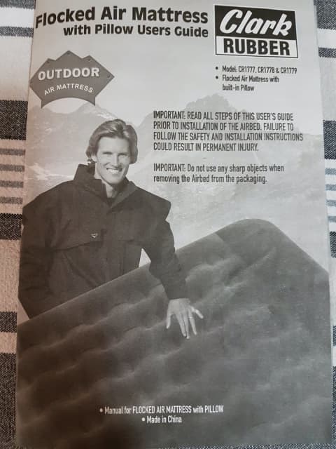 clark rubber air mattress