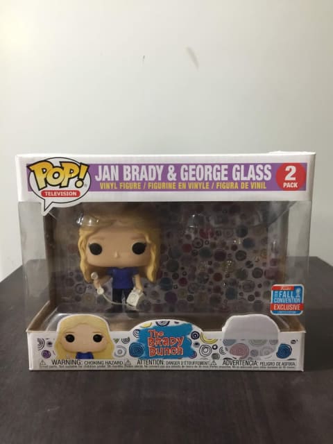 Funko Pop! Television The Brady Bunch Jan Brady & George Glass Fall  Convention Exclusive 2 Pack - FR