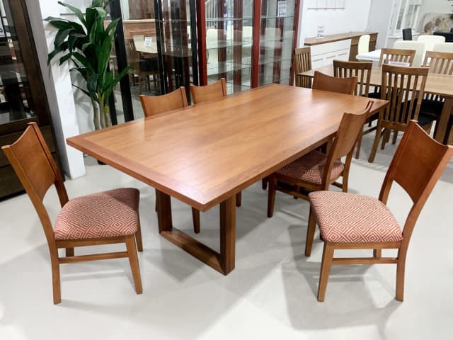 TB55 - Blackwood 2100mm Dining Table | Dining Tables | Gumtree ...