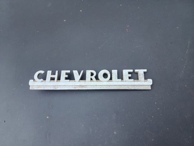 1940s Chevrolet Script Emblem | Other Parts & Accessories | Gumtree ...