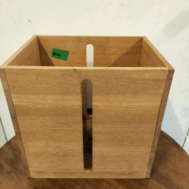 Cute timber storage box. Size in pics. Decorative Accessories