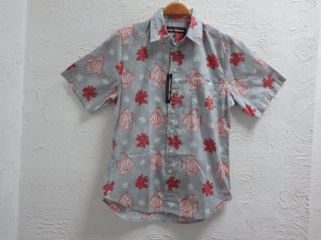 Vintage 80s 90s Reyn Spooner Fish Print Cotton Shirt sz M