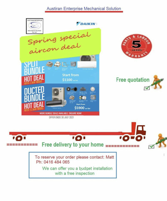 Daikin 14kW Inverter, Reverse Cycle R32 Ducted, 1 Phase FDYAN140ACV Air Conditioning