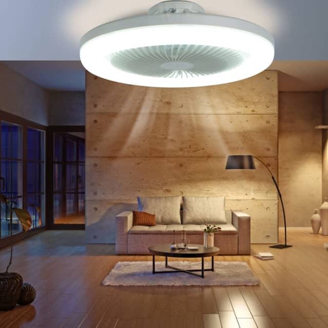 Lamp Head Ceiling Dualpurpose Fan Lamp 3Gear Small Ceiling Fan Light