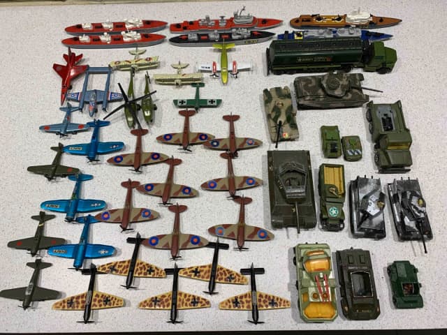 Diecast 70s vintage aircraft, vehicles and warships | Collectables ...