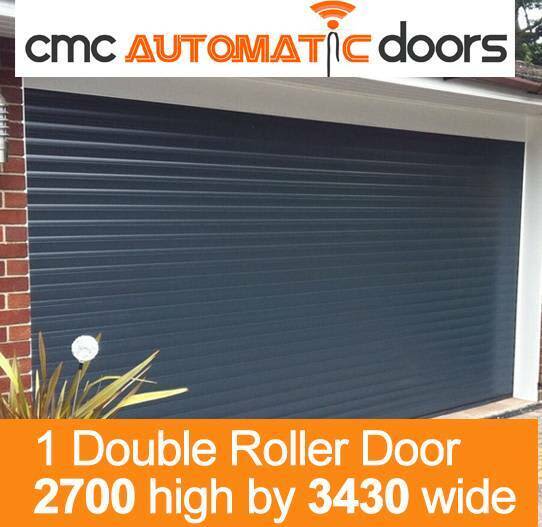 CUSTOM SIZE Double Roller Doors. New. Colorbond Garage Door Supplier