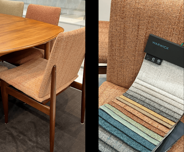 PARKER BALLARAT Chairs x6 MIDCENTURY / Choice of fabric RESTORED Dining Chairs in Paddington