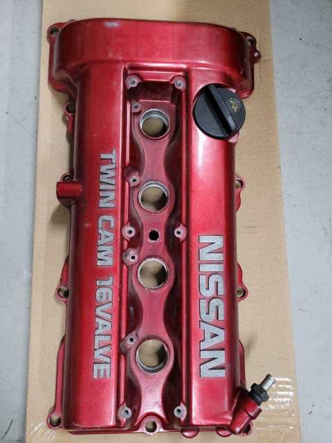 Red-top Nissan SR20DET Rocker engine Cam Cover turbo S13 180sx | Engine ...