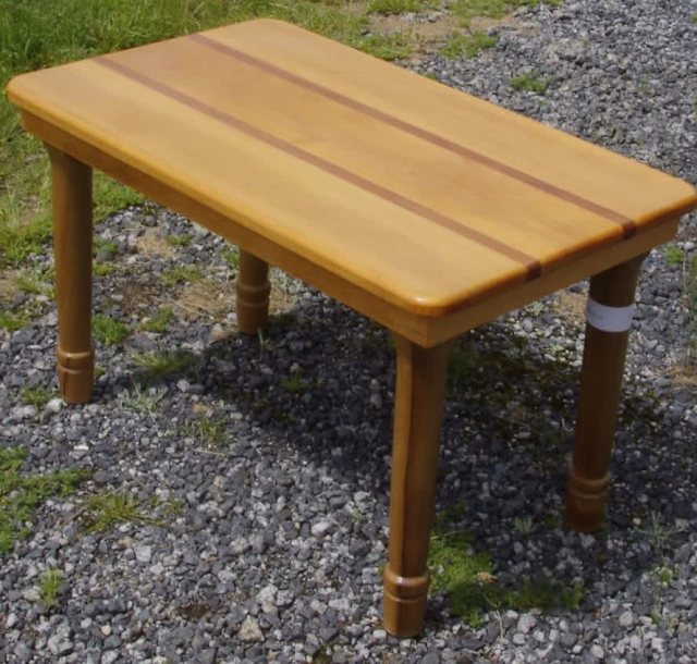 Small coffee table made from Huon pine and myrtle Coffee Tables