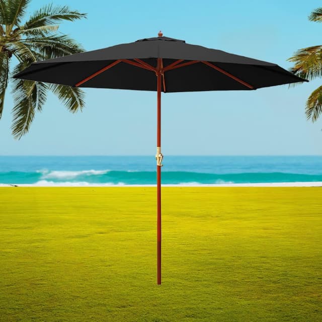 3M Pole Cantilever Stand Garden Umbrellas Patio Black Parasols & Gazebos in Perth WA Gumtree