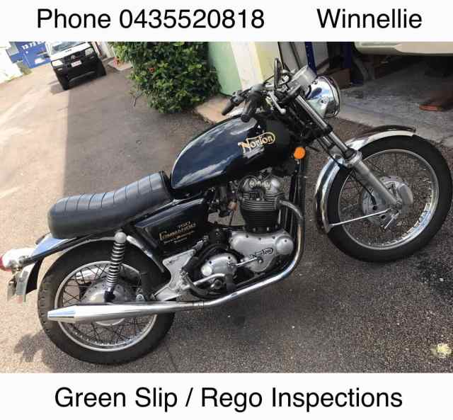 Motorcycle & Scooter Registration Inspections & Green Slips