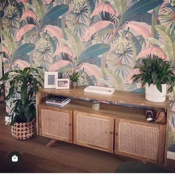 BRAND NEW TEAK AND RATTEN BUFFET STUNNING !! Buffets & Side Tables in