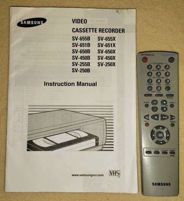 Samsung Tv 47 Vcr Remote Control Instruction Manual Tv Accessories Gumtree Australia Campbelltown Area Rosemeadow