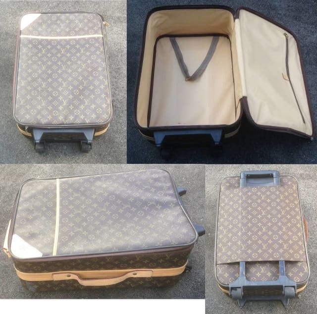 LV Louis Vuitton Carry On luggage suitcase bag, extend handle