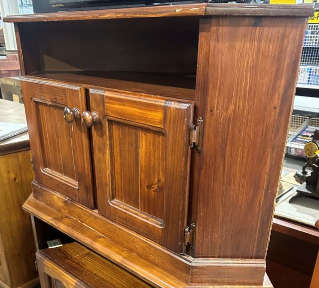 Timber Corner TV Unit Entertainment & TV Units in Murray Bridge SA