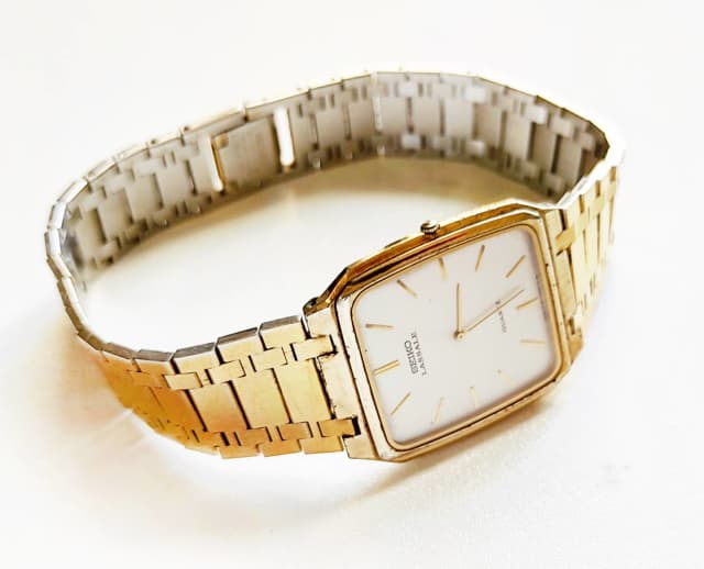 Seiko lassale gold on sale watch