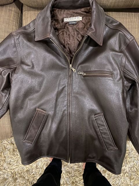 Atelier leather jacket | Jackets & Coats | Gumtree Australia Liverpool ...