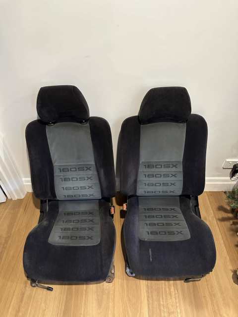 Nissan 180sx type x front seats | Auto Body parts | Gumtree Australia ...