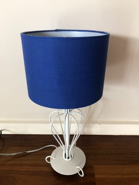 ROYAL BLUE TABLE/DESK LAMP | Table & Desk Lamps | Gumtree Australia ...