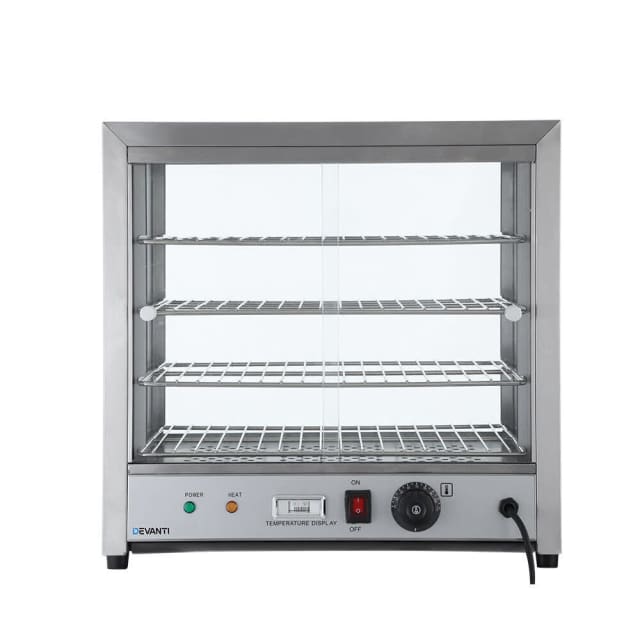 Commercial Food Warmer Pie Hot Display Showcase Stainless NEW