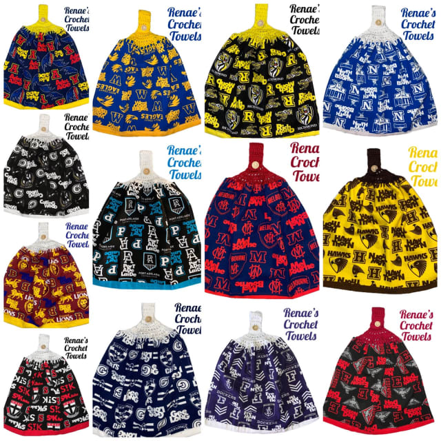 AFL Crochet Top Hand/Tea Towels Miscellaneous Goods Gumtree