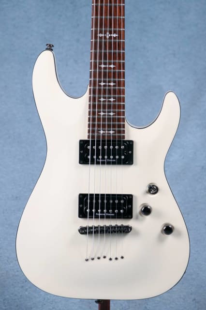 schecter omen 7 white