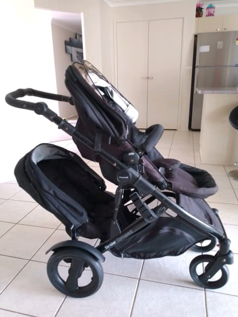 compact double pram