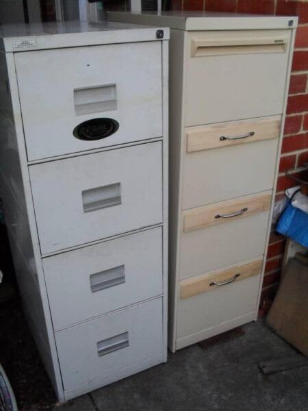 Filing Cabinets - Various Metal (4 Draw) and Other Sizes | Cabinets ...